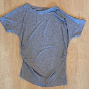 Athleta Heather Gray Short Sleeve Tee